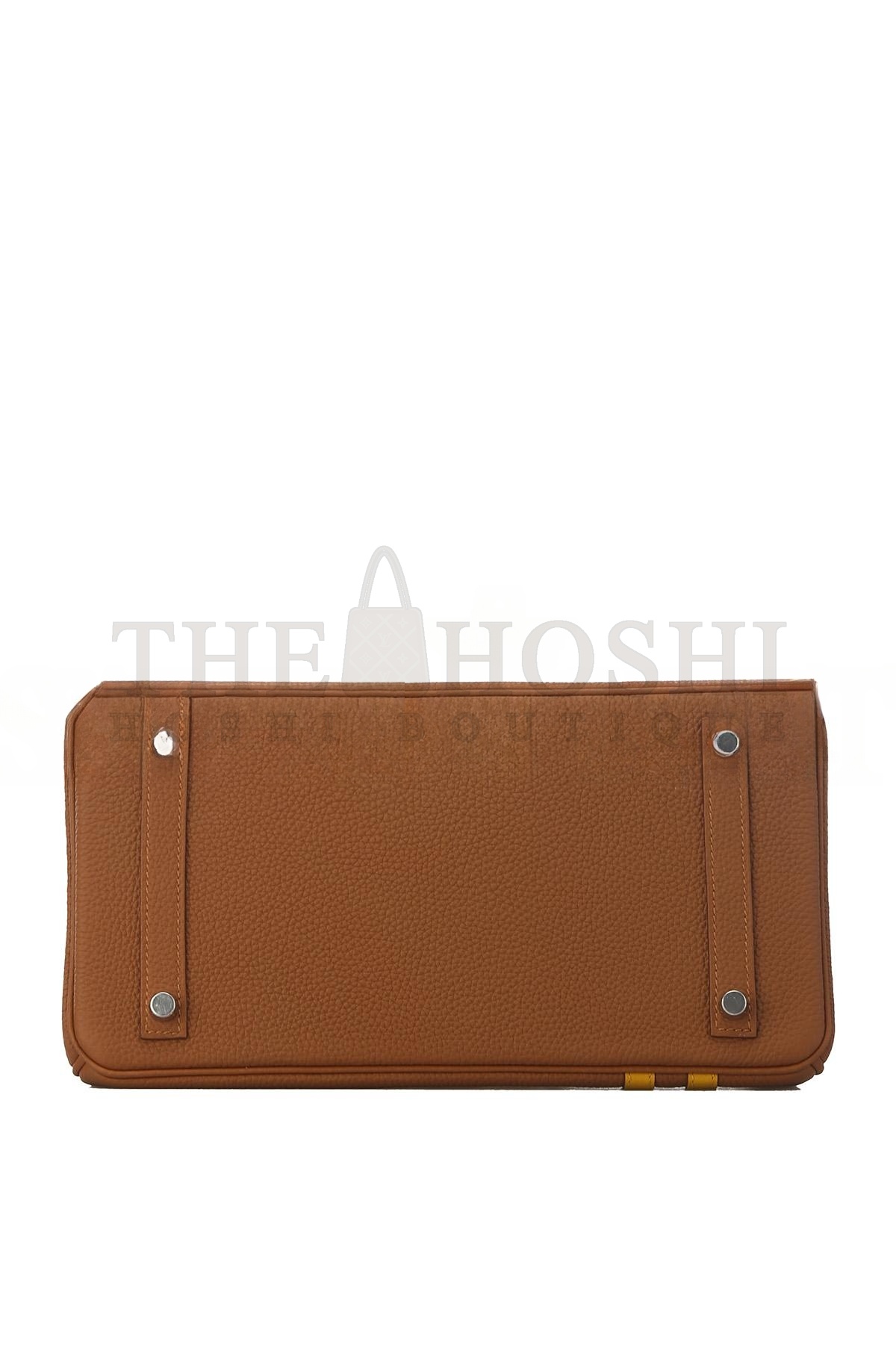 H**me5 BIRKIN 30 TOGO LEATHER GOLDEN BROWN WITH AMBER YELLOW AND SILVER BUCKLE BAG H028365CC04 (30*22*15cm) Master Quality